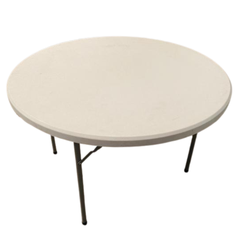 Table ronde 120cm / 4 à 6 pers