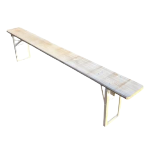 Banc brasserie blanchi