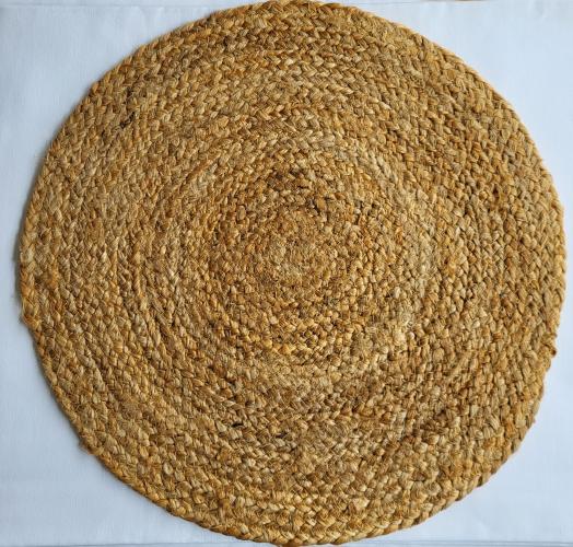 Set de table rond en toile de jute