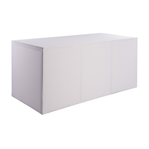 Banque d'accueil blanche 