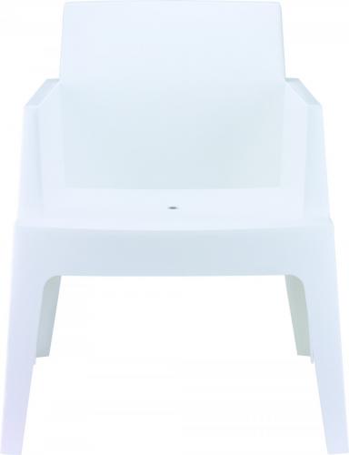 Fauteuil design blanc polypropylène