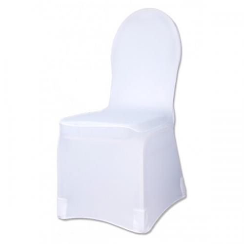 Housse lycra blanche adaptée pour chaise de luxe